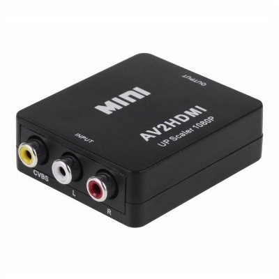 Конвертер 3 RCA на HDMI, пластик (17-6939)