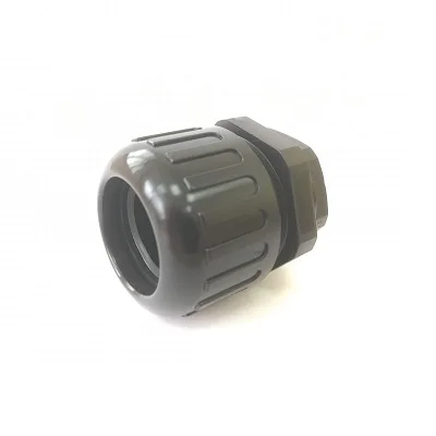 Муфта вводная усиленная (IP68) для гофрированных труб черная ВМУ-ГТ-16 (М20) (PR08.3276)