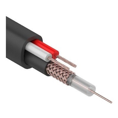 Кабель КВК-П-1,5+2x0,75 мм² (Cu/Cu) черный, 200 м, (01-4015)