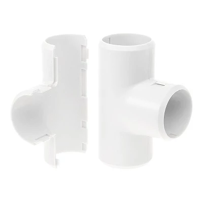 Тройник разборный белый d32 мм (15шт/180шт уп/кор) (PR.07332б)