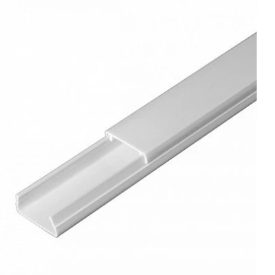 Кабель-канал белый 2-й замок в г/к 20х10 мм (180м/уп) (PR.0620102)