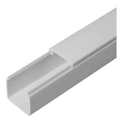 Кабель-канал серый RAL 7042 2-й замок в п/э 40х25 мм (30м/уп) (PR03.0021)
