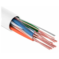 Кабель UTP 4PR x0,51 Premium (Cu) CAT5E PVC серый 305м