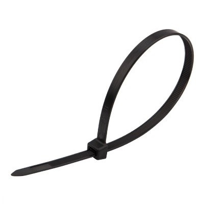 Стяжка кабельная нейлоновая 300x7,6мм, черная (100 шт/уп) (07-0303)