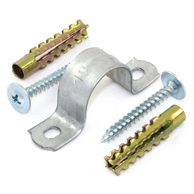 Комплекты для крепления ОКЛ с использованием самореза, дюбеля и скобы СМД d12-13 мм (100 шт) (PR08.5000)