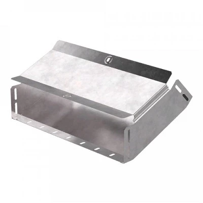 Угол вертикальный внутренний 45 градусов с крышкой Стандарт 400х100 (PR16.0594)