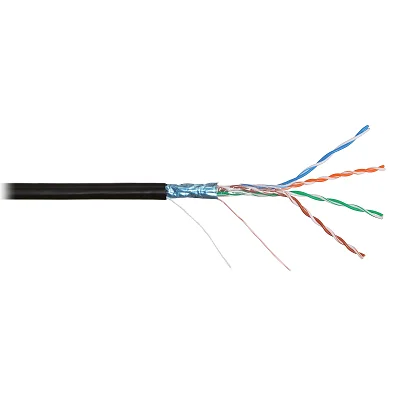 F/UTP 4pair, Cat5e, Solid, Out, PE (2700B-BK)