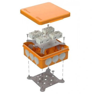 Коробка огнестойкая для о/п двухкомпонентная 60-0303-FR6.0-4-8-Р Е15-Е60 100х100х40