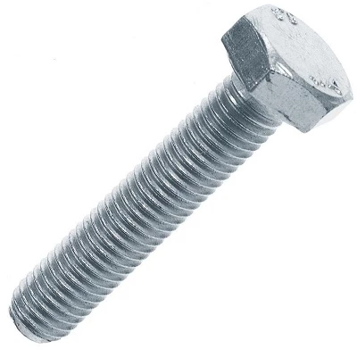 Болт с шестигранной головкой оцинкованный М8х40 (DIN 933) (100 шт/уп) (PR08.2433)