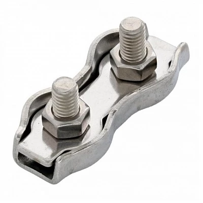 Зажим троса двойной D5мм Duplex (100шт/уп) (PR08.3890)