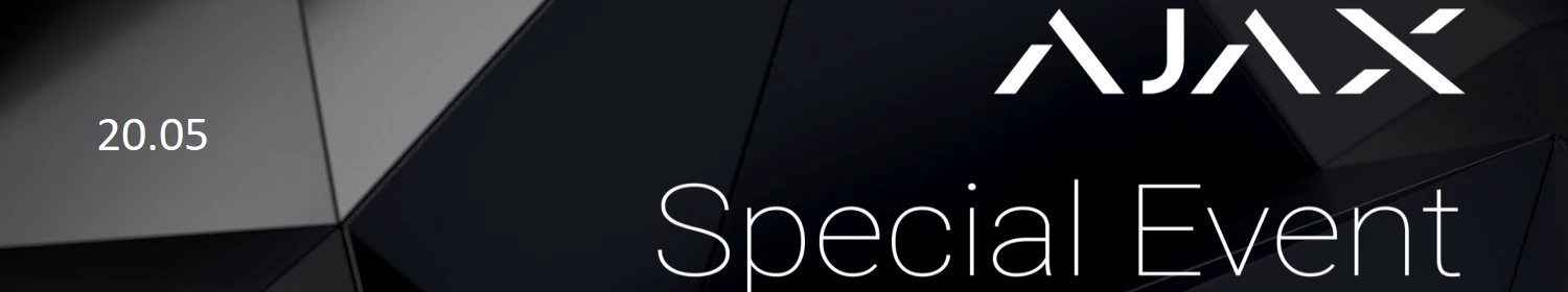 Регистрируйтесь на Ajax Special Event 20 мая! Узнайте первыми о новинках бренда! Регистрируйтесь на Ajax Special Event 20 мая! Узнайте первыми о новинках бренда!