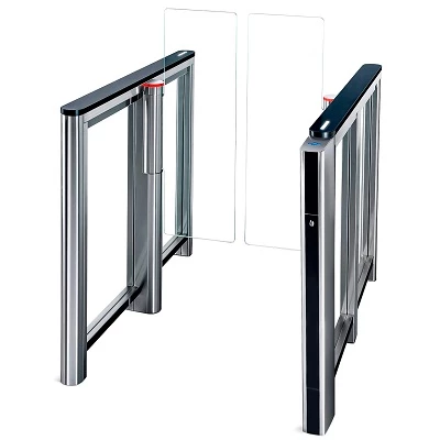 PERCo-ST-11S с крышками из нержавеющей стали со створками