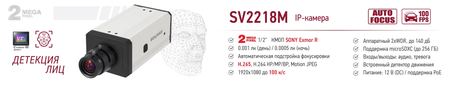 Новинка! IP камера SV2218M Новинка! IP камера SV2218M