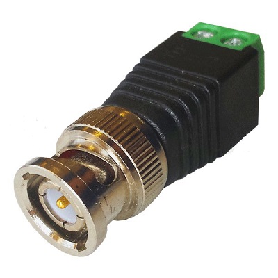 РАЗЪЕМ TS BNC штекер с клеммной колодкой, под винт