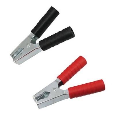 Зажим «крокодил» с металлическими зубцами для фиксации проводов 250 А 150 мм (16-0020)