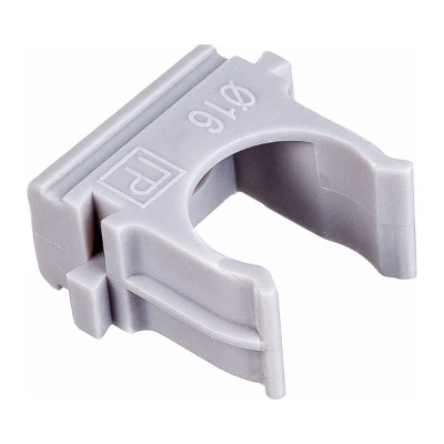 Крепёж-клипса для труб Полистирол d16 мм (100шт/2000шт уп/кор) (PR.02716)