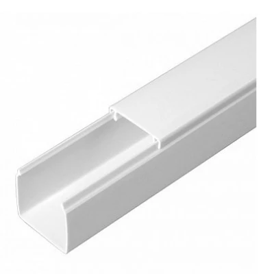 Кабель-канал белый 2-й замок в г/к 25х25 мм (48м/уп) (PR.062525)