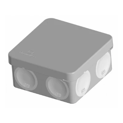 Коробка распределительная 60-0200 для прямого монтажа двухкомпонентная безгалогенная (HF) 70х70х40 (150шт/кор) (60-0200)