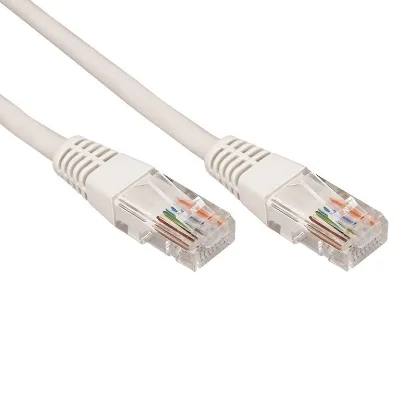 Шнур коммутационный, патч-корд U/UTP RJ45-RJ45, CAT 5e, ZH нг(А)-HF, серый, 1,5м (18-8004)
