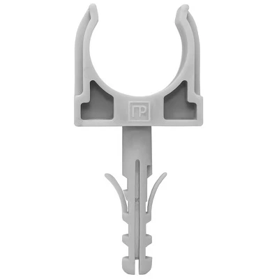 Крепеж-клипса с дюбелем серая d25 мм в малой упаковке (10шт/450шт уп/кор) (PR13.0317)