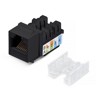 KJ-RJ45-Cat.6-90-SW-BK