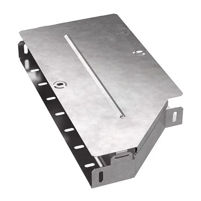 Переходник левый с крышкой Стандарт 400х300х50 (PR16.0685)