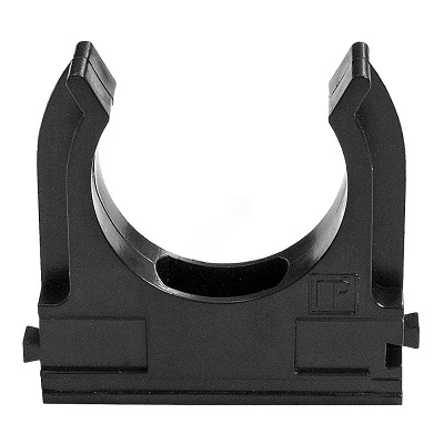 Крепеж-клипса для трубы ø 20 мм, черная (100 шт./уп.) (28-0120-3)