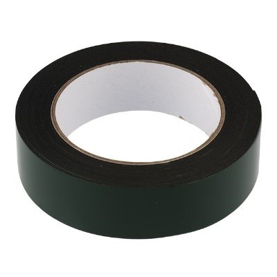 Двухсторонний скотч , черная, вспененная ЭВА основа, 30 мм, ролик 5 м (09-6130)