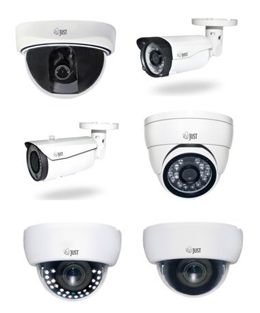 AHD видеокамеры JUST с разрешением 720p